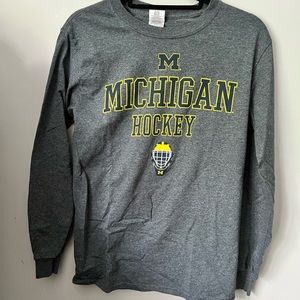 Long Sleeve Michigan Tee by Gildan